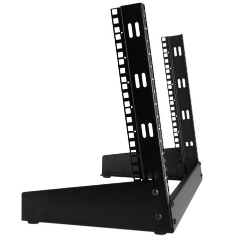 STARTECH 8U Desktop rack serverkast - 2-stijlen Open Frame Rack - Rack open frame - 2 stijlen - 8U
