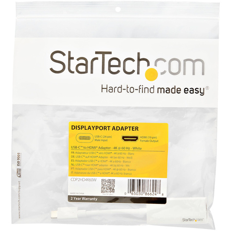 STARTECH USB-C naar HDMI adapter - USB Type-C naar HDMI converter voor computers met USB C