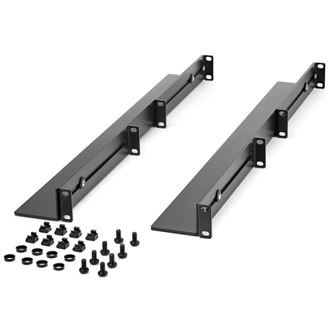 STARTECH 1U 19" Server Rack Rails, Verstelbare Diepte (61 tot 91cm),  Universeel 4 Post Rack Mount Rails