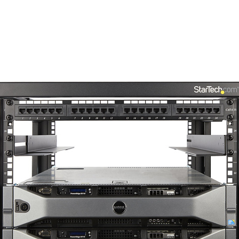 STARTECH 1U 19" Server Rack Rails, Verstelbare Diepte (61 tot 91cm),  Universeel 4 Post Rack Mount Rails