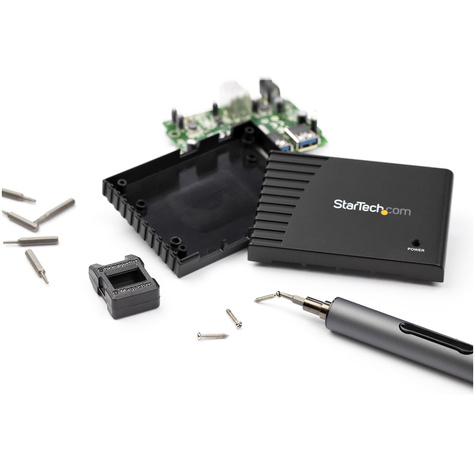 STARTECH 55-Bit Electric Precision Screwdriver Set - Portable Cordless Battery Powered Bit Driver Kit for Electronics, Laptop, Computers