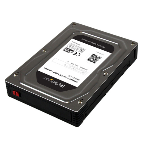 STARTECH 2,5 naar 3,5 inch aluminium SATA-harde-schijfadapterbehuizing