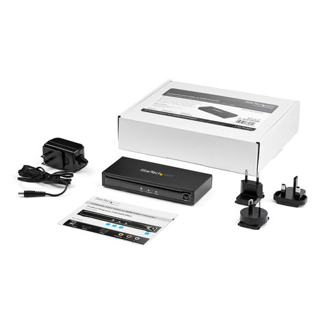 STARTECH S-Video of composiet naar HDMI omvormer met audio - 720p - NTSC  PAL analoog naar HDMI converter Mac  Windows (VID2HDCON2)