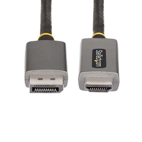 STARTECH 6ft (2m) DisplayPort to HDMI Adapter Cable, 8K 60Hz, 4K 144Hz, HDR10