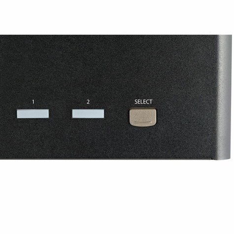 STARTECH 2 Port Dual Monitor KVM HDMI Switch, 4K 60Hz Ultra HD HDR, Desktop Hub 4K HDMI 2.0 KVM