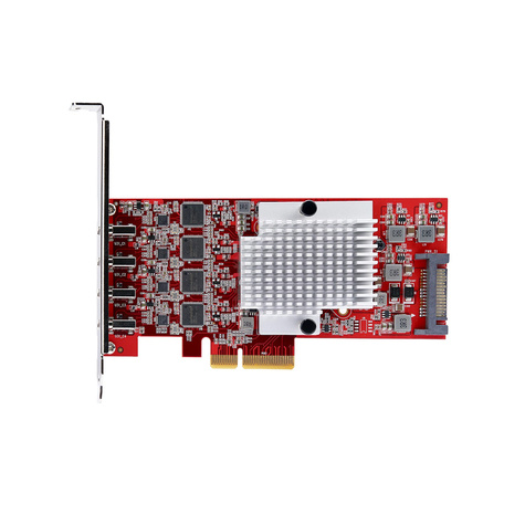 STARTECH 4-Port USB Type-C PCIe Card USB-C 10Gb