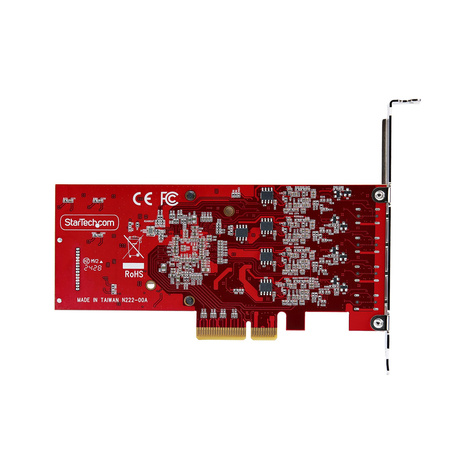 STARTECH 4-Port USB Type-C PCIe Card USB-C 10Gb