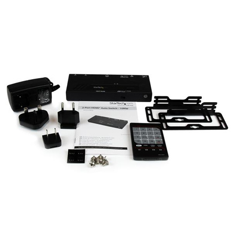 STARTECH 2-poorts HDMI switch met automatische en prioriteitschakeling - 1080p - Video/audio-schakelaar - desktop
