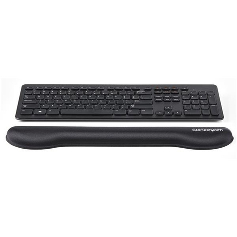 STARTECH Ergonomische gel polssteun voor toetsenbord - anti-slip ontwerp - ideaal voor zit-sta bureaus - zwarte afwerking (WRSTRST)