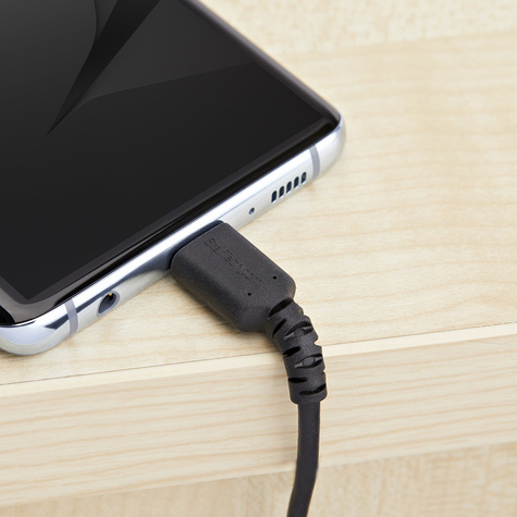 STARTECH 1m USB A naar USB C Lader Kabel, Rugged Fast Charge  Sync USB 2.0 naar USB Type C Data Kabel