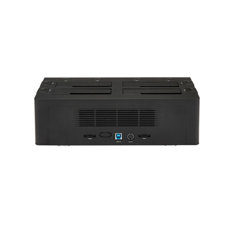 STARTECH 4-Bay USB 3.0 to SATA Hard Drive Docking Station, USB Hard Drive Dock, External 2.53.5 SATA III (6Gbps) SSDHDD Docking Station