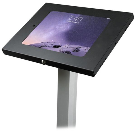 STARTECH Vergrendelbare iPad standaard - metalen houder voor 9.7" tablets - vaste hoogte - ondersteunt 9.7" iPad, iPad Air, iPad Pro