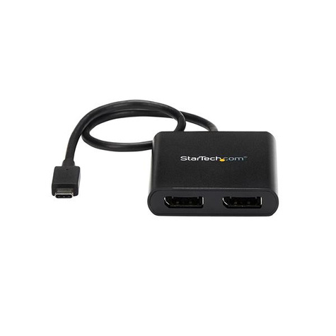 STARTECH 2 prts USB-C naar DisplayPort multi-monitor adapter 4K 30HZ - MST Hub - Windows
