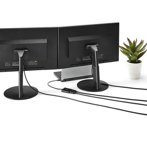 STARTECH 2 prts USB-C naar DisplayPort multi-monitor adapter 4K 30HZ - MST Hub - Windows