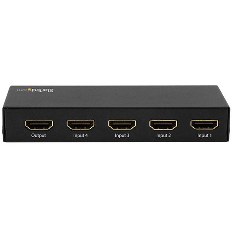 STARTECH 4 poorts HDMI Switch - 4K HDMI Switch Box - Ultra HD 4K 60Hz - Video/audio-schakelaar - 4 x HDMI - desktop - voor P/N: SVA5H2NEUA