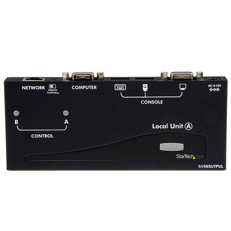 STARTECH Lange Afstand USB VGA KVM Console-Verlenger via Cat5 UTP - 300 m - KVM-uitbreider - over CAT 5/5e