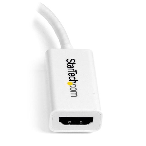 STARTECH Mini DisplayPort naar HDMI 4K- audio video converter - mDP 1.2 naar HDMI actieve adapter voor Mac Book - wit