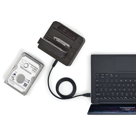 STARTECH Dual-Bay USB 3.1 to SATA Hard Drive Docking Station, USB 3.1 (10 Gbps) Hard Drive Dock, External 2.53.5 SATA IIIIII