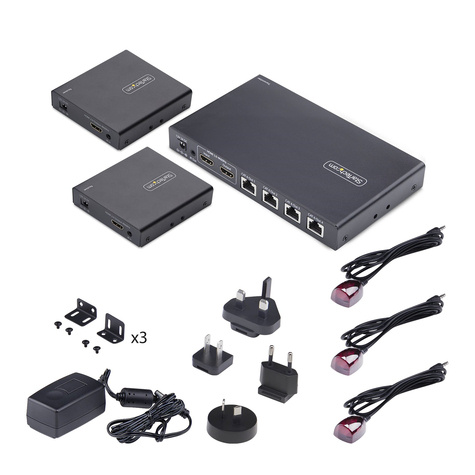 STARTECH 4-Port HDMI Extender/Splitter Over CAT6