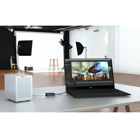STARTECH Thunderbolt 3 naar Thunderbolt 2 Adapter, TB3 Laptop naar TB2 Schermen  Apparatuur, Thunderbolt 2 20Gbps of Thunderbolt 1 10Gbps Converter