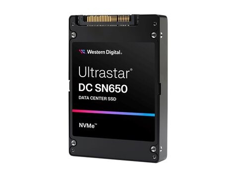 Western Digital Ultrastar DC SN650 WUS5EA176ESP5E3 - SSD - 7.68 TB - intern - 2.5" - U.3 PCIe 4.0 (NVMe)