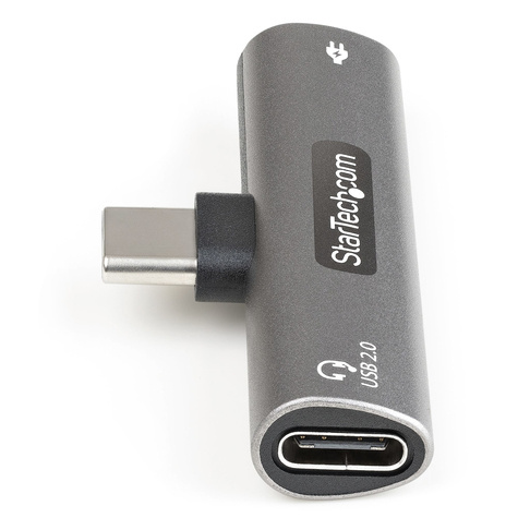 STARTECH USB C Audio Charge Adapter with 60W PD