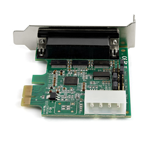 STARTECH 4 Port PCI Express RS232 Seriële Kaart, PCIe RS232 Serial Host Controller Kaart, PCIe naar Serial DB9 Adapter Kaart