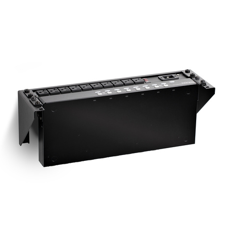 STARTECH 3U 19 inch Serverrack Staal Beugel Verticale Wandmontage - Bevestigingsbeugel - monteerbaar aan muur - zwart - 3U - 19"