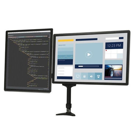 STARTECH Dual monitor arm  - volledig beweegbaar - verstelbare hoogte -voor twee schermen - met kabel management