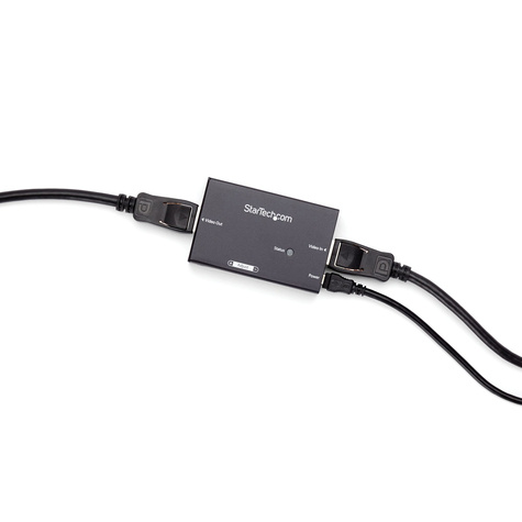 STARTECH DisplayPort signaal versterker - DP video versterker - 4K 60Hz - 20 m - Video/audio-uitbreider - maximaal 20 m