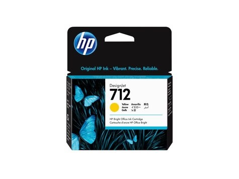 HP 712 - geel - original - DesignJet -