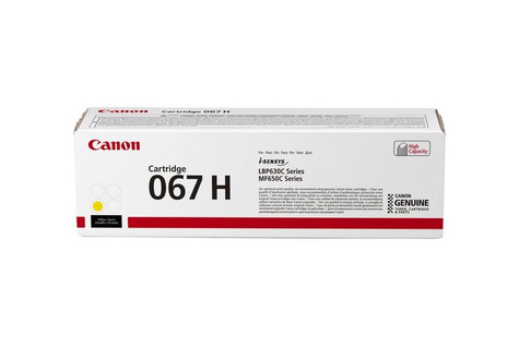 Canon Canon 067 H - High Capacity - yellow - original - toner cartridge