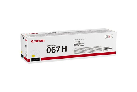 Canon 067 H - High Capacity - yellow - original - toner cartridge