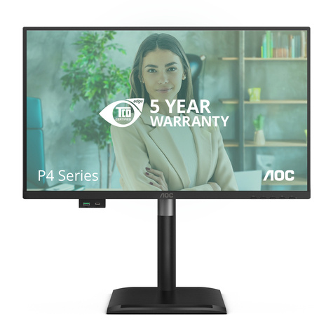 AOC 24-- FHD- 120HZ- HAS- ANTIBL (HW)- USB: 3A+1C(15W)- 2X2W SPEAKERS