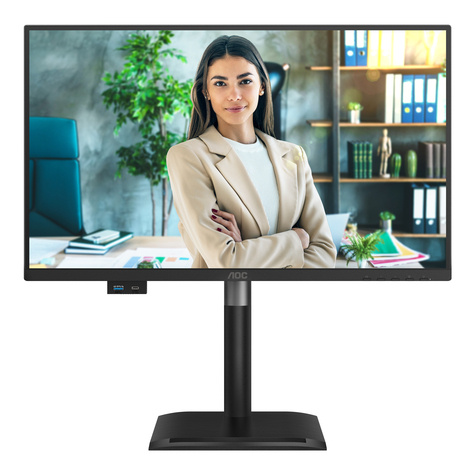 AOC 24-- FHD- 120HZ- HAS- ANTIBL (HW)- USB: 3A+1C(15W)- 2X2W SPEAKERS