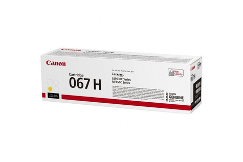 Canon 067 H - High Capacity - yellow - original - toner cartridge