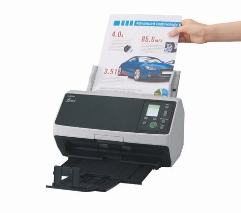 Ricoh fi 8170 - document scanner - desktop - Gigabit LAN, USB 3.2 Gen 1