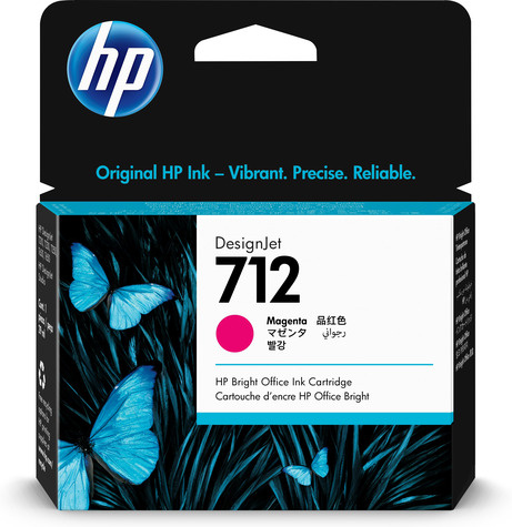 HP 712 - magenta - original - DesignJet - ink cartridge