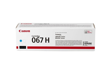 Canon 067 H - High Capacity - cyan - original - toner cartridge