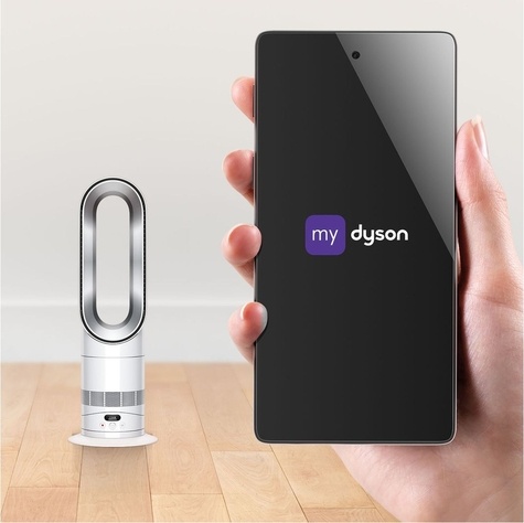 Dyson Hot and Cool HF1 White Silver Ventilator -  without blades - Ceramic