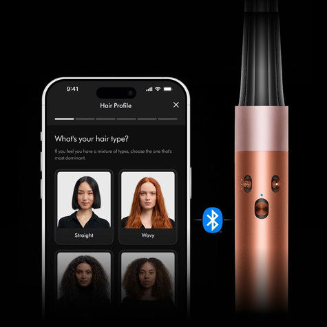 Dyson Airwrap i.d. Straight + Wavy Amber Silk