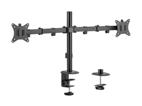 EQUIP EQUIP 17 inch - 32 inch Articulating Desk Mount Dual Monitor Bracket
