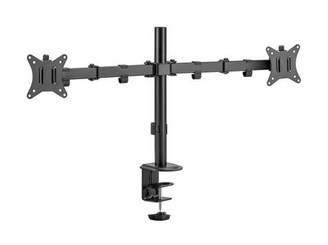 EQUIP 17 inch - 32 inch Articulating Desk Mount Dual Monitor Bracket