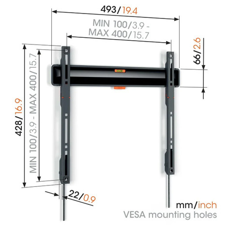VOGELS COMFORT TVM 3405 BLACK