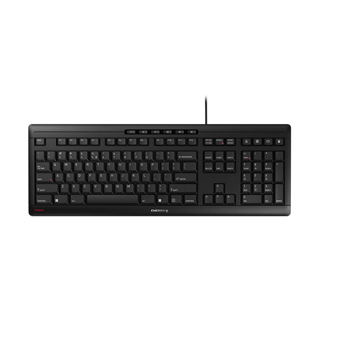 Cherry STREAM Keyboard black US Layout (€ Teken) qwerty