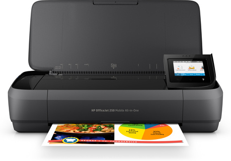 HP T Officejet 250 Mobiele inkjetprinter 3in1/A4/WiFi incl. batterij