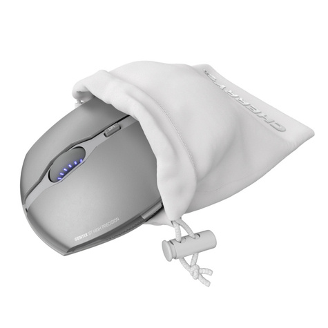 Cherry GENTIX BT - Mouse - Wireless - Frosted Silver
