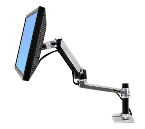 Ergotron LX Desk Monitor Arm - 1 Monitor - max 34 inch - Polished Aluminum