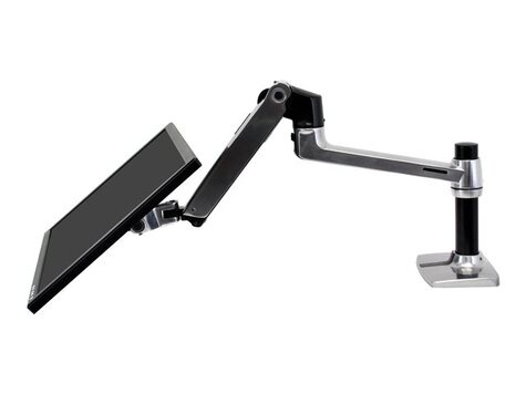 Ergotron LX Desk Monitor Arm - 1 Monitor - max 34 inch - Polished Aluminum