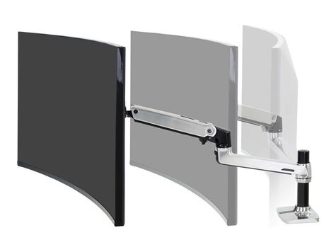 Ergotron LX Desk Monitor Arm - 1 Monitor - max 34 inch - Polished Aluminum